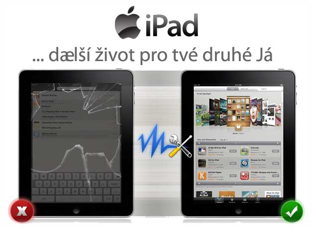 SERVIS iPad– nejastj opravy