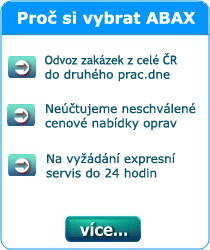 Vhody servisu ABAX